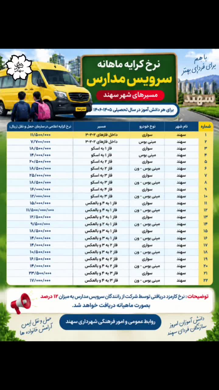 کرایه سرویس 